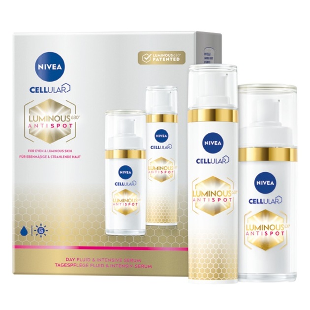 NIVEA Luminous 630 Anti-Pigmentflecken Tagespflege + Intensiv Serum Set
