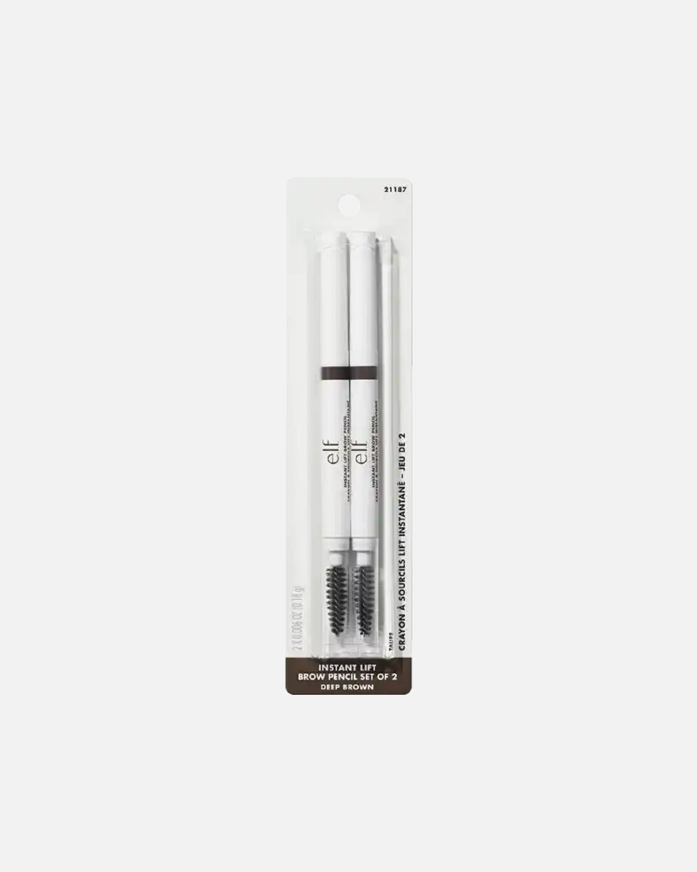 Augenbrauenstift für Unisex e.l.f. Cosmetics Instant Lift Brow Pencil Set Deep Brown