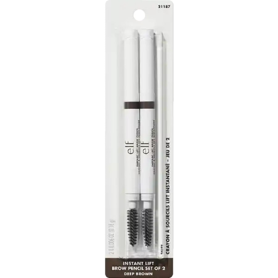 e.l.f. Cosmetics Instant Lift Brow Pencil Set Augenbrauenstift Deep Brown 0.36 g Schwarz