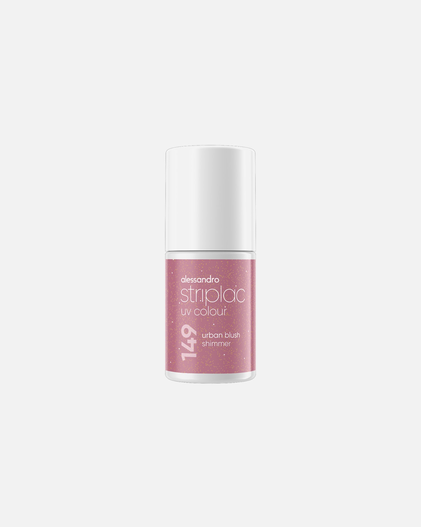 UV-Nagellack für Unisex Alessandro Striplac express Urban Blush Shimmer