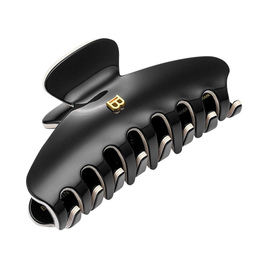Balmain Hair Cellulose Acetate Pince Black Haarklammer Medium