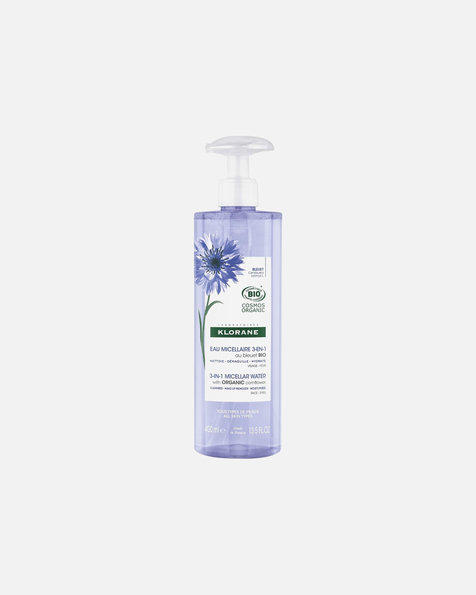 Mizellenwasser für Unisex Klorane 400 ml