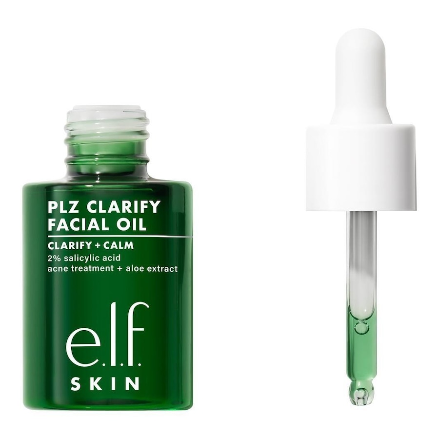 e.l.f. Cosmetics PLZ Clarify Facial Oil Gesichtsöl 30 ml Weiss