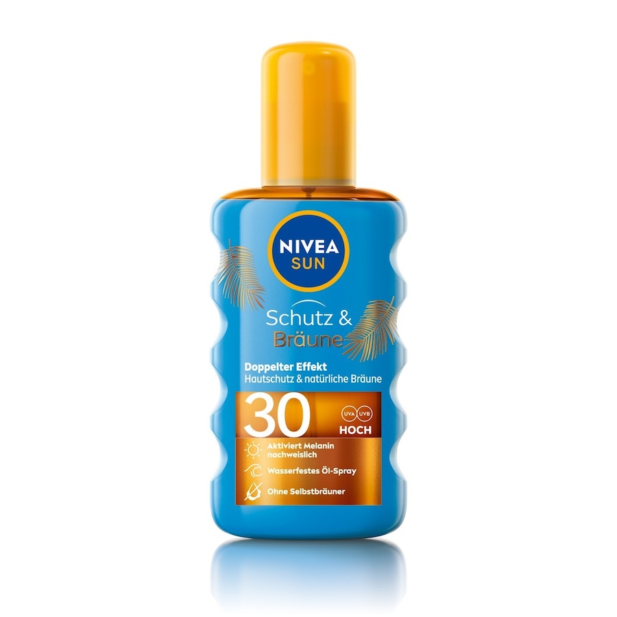 NIVEA SUN Schutz & Bräune Sonnenöl Spray LSF30 Sonnencreme 200 ml