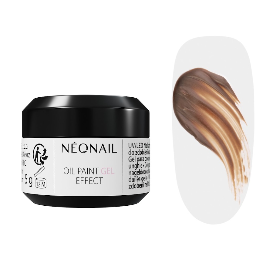 NEONAIL Oil Paint Effect UV-Nagellack Timeless Texture 5 g Braun