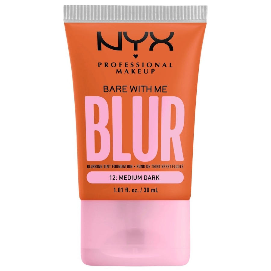 NYX Professional Makeup Bare With Me Blur Skin Tint Foundation MEDIUM WARM 30 ml Coral
