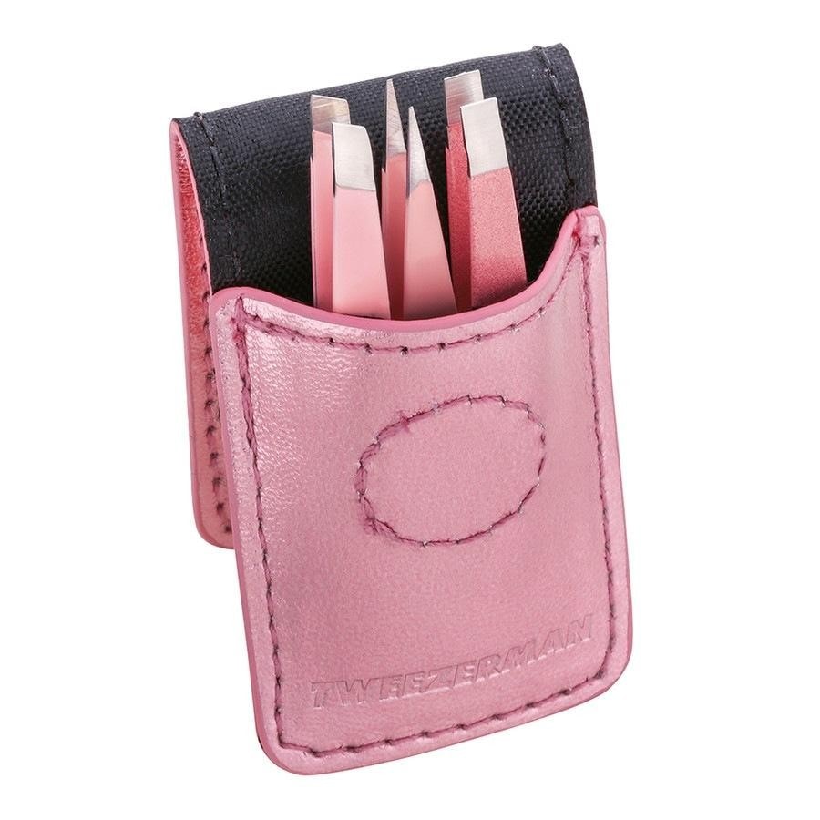 Tweezerman Micro Mini Tweezer Set - Pink Pinzette Damen