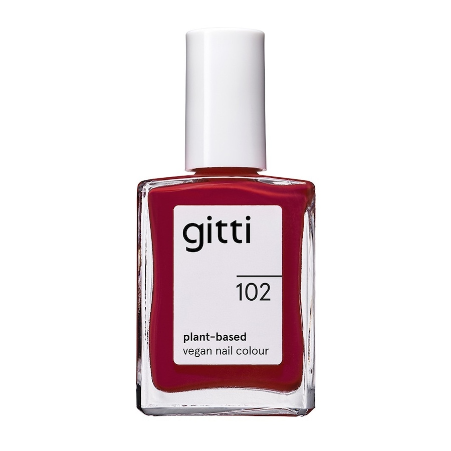 gitti no. 102 Nagellack - CLASSIC RED 15 ml Dunkelrot