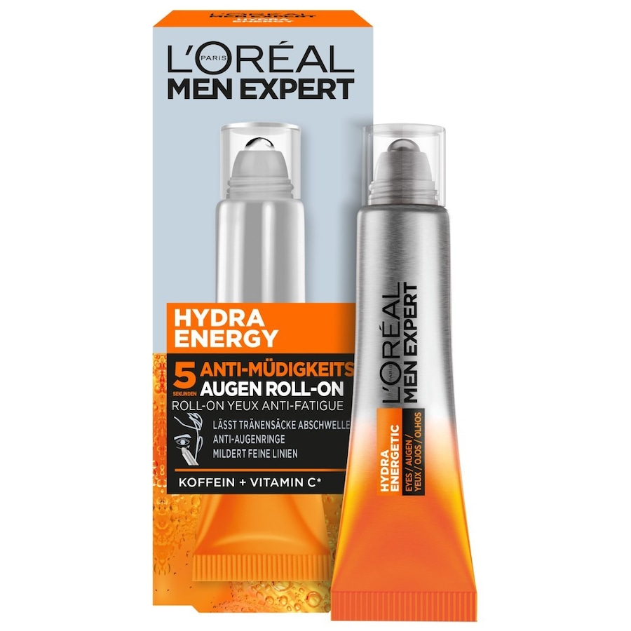 L ́Oréal Men Expert Hydra Energy mit Vitamin C gegen Augenringe Augen Roll-on 10 ml Herren