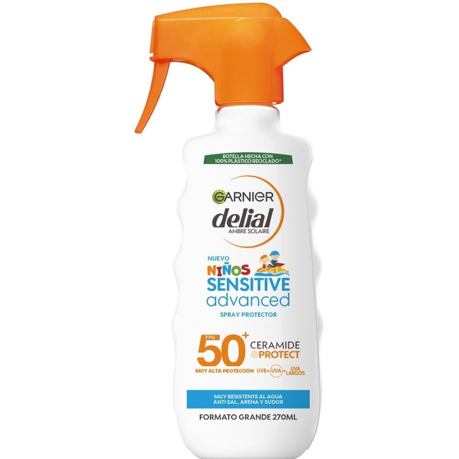 Garnier Ambre Solaire Kids Sensitive advanced Ceramide SPF 50+ PumpsprayGesicht | 270.0 ml | 98,48 / 1.0 l