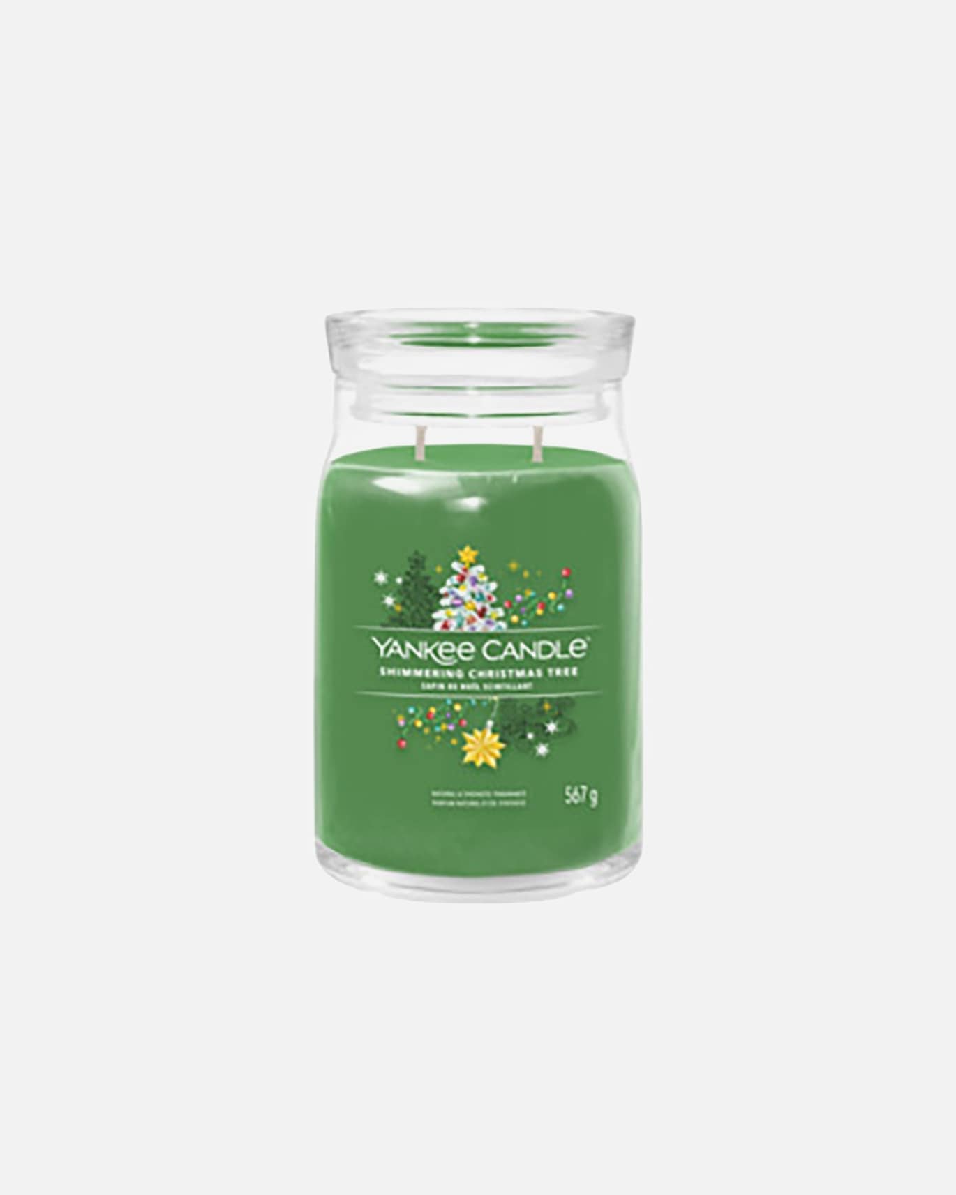 Kerze für Unisex YANKEE CANDLE Default Brand Line SIGNATURE GROSSES GLAS SHIMMERING CHRISTMAS TREE 567 g