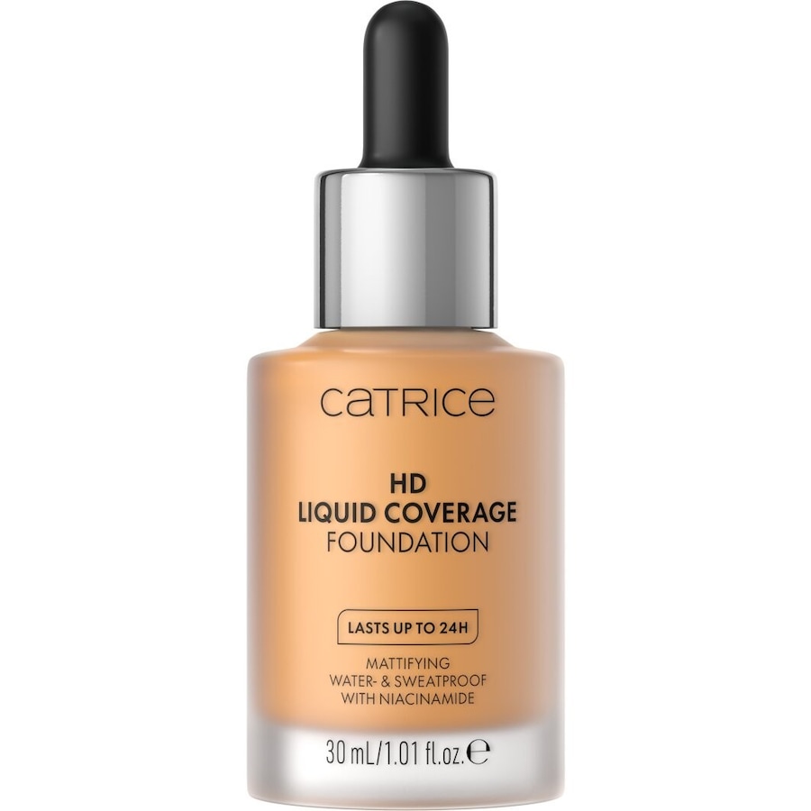 Catrice HD Liquid Coverage Foundation 066 - WARM TOFFEE 30 ml Hellbraun Damen