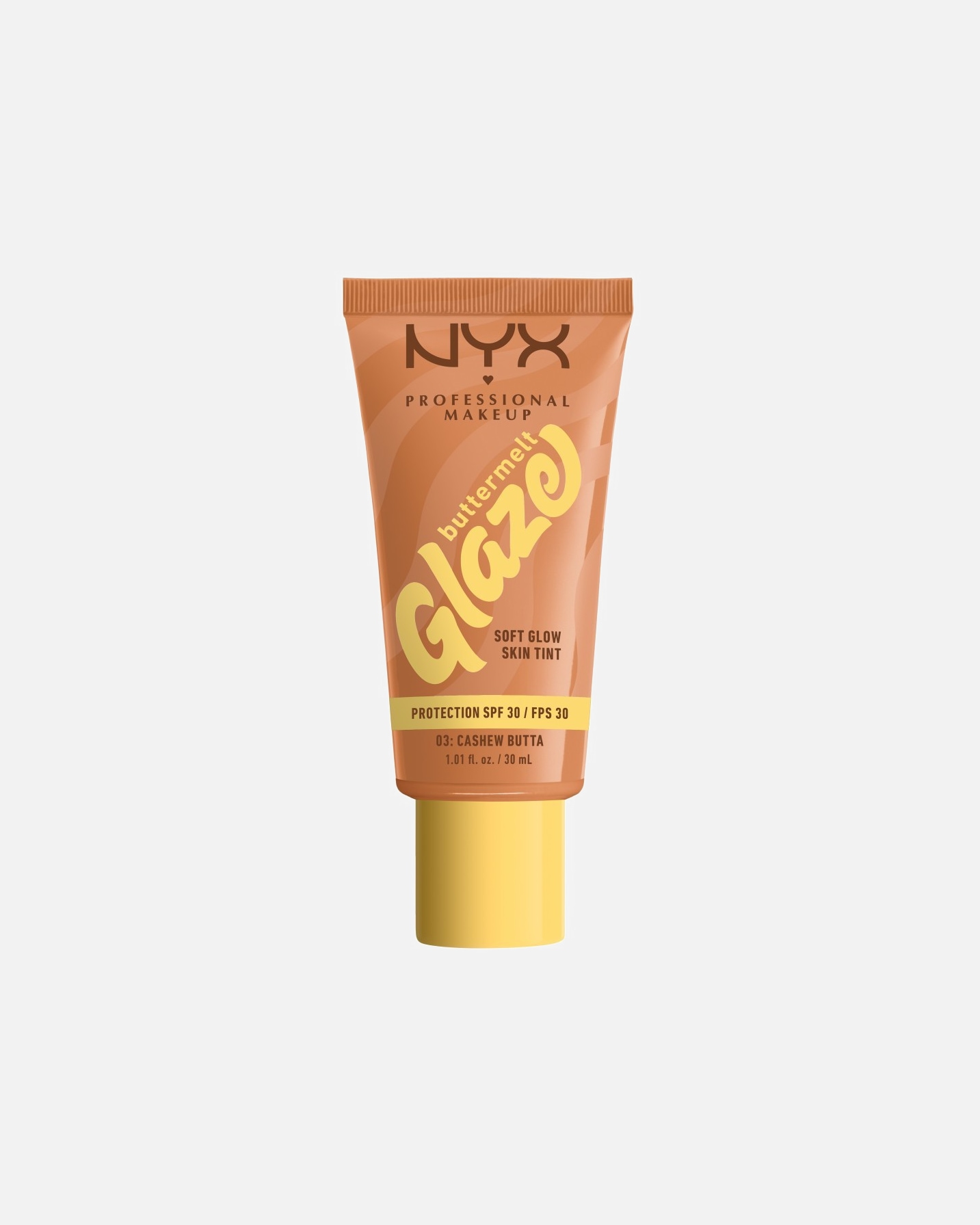Foundation für Unisex NYX Professional Makeup Default Brand Line Buttermelt Glaze LSF 30 03W - CASHEW BUTTA