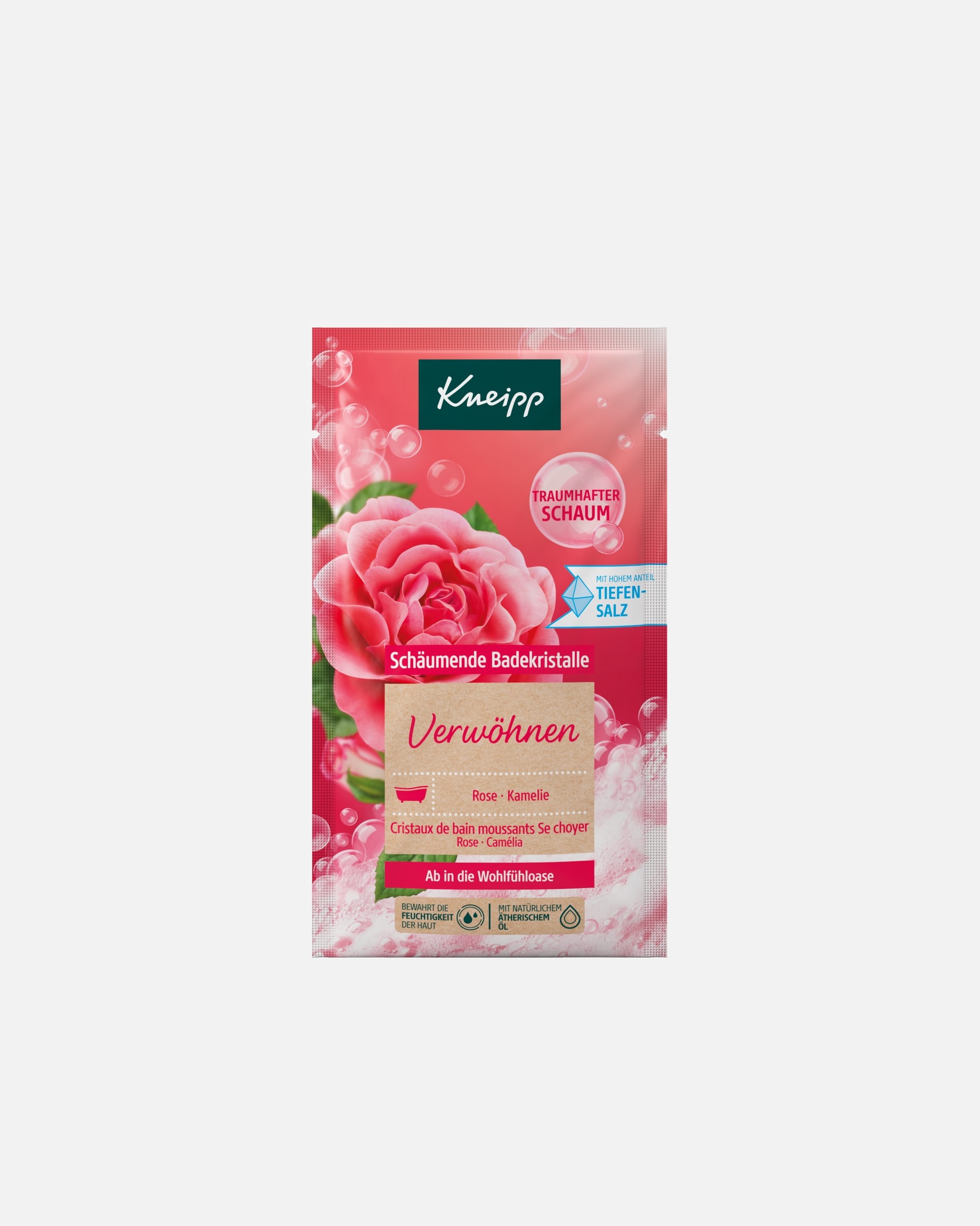 Badezusatz für Unisex Kneipp Schäumende Badekristalle Verwöhnen 80 g