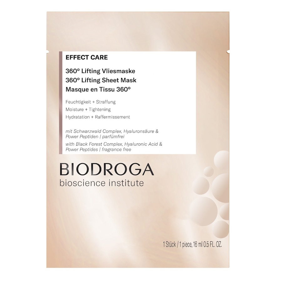 Biodroga EFFECT CARE 360° Lifting VliesmaskeGesicht | 96.0 ml | 67,71 / 1.0 l