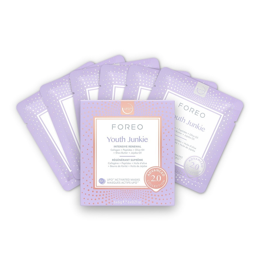 FOREO UFO Masks Youth Junkie 2.0 - Maskenpads Für Tools Feuchtigkeitsmaske 36 g