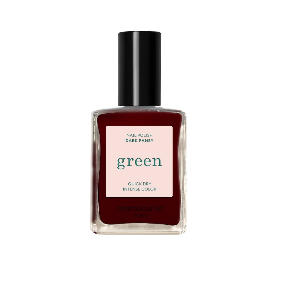 manucurist green Quick Dry Nagellack DARK PANSY 15 ml Braun