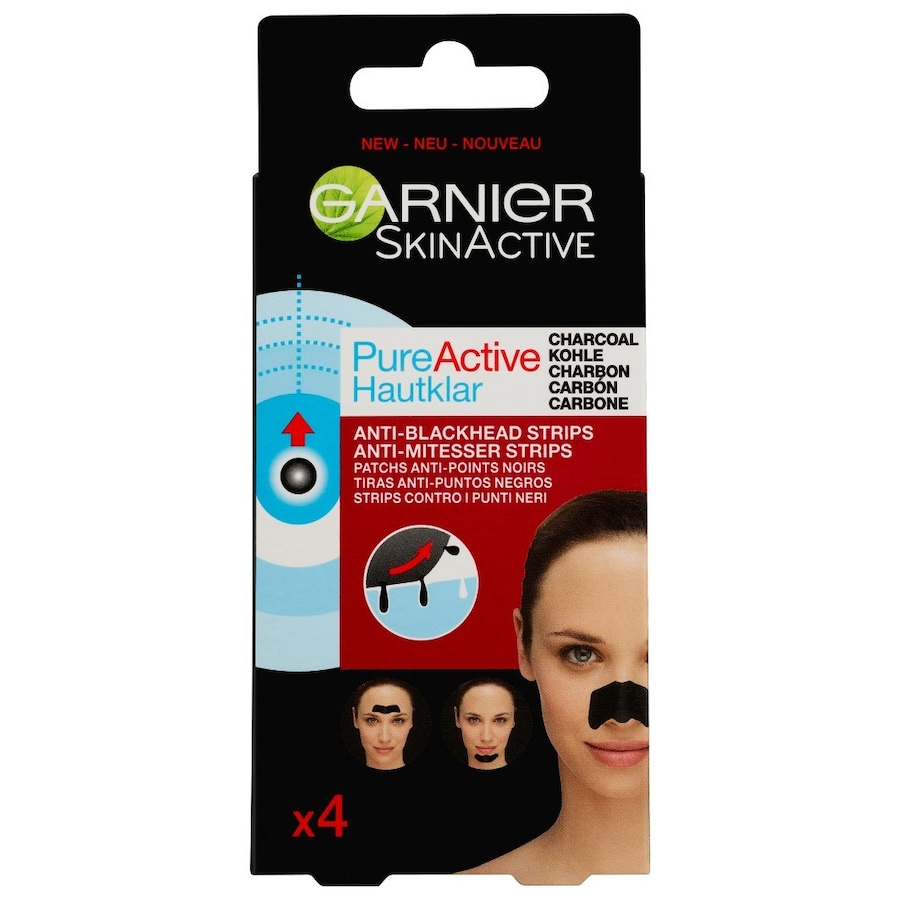 Garnier Hautklar Kohle Nose Strips Anti-MitesserGesicht | 1.0 pieces | 5,99 / 1.0 pieces
