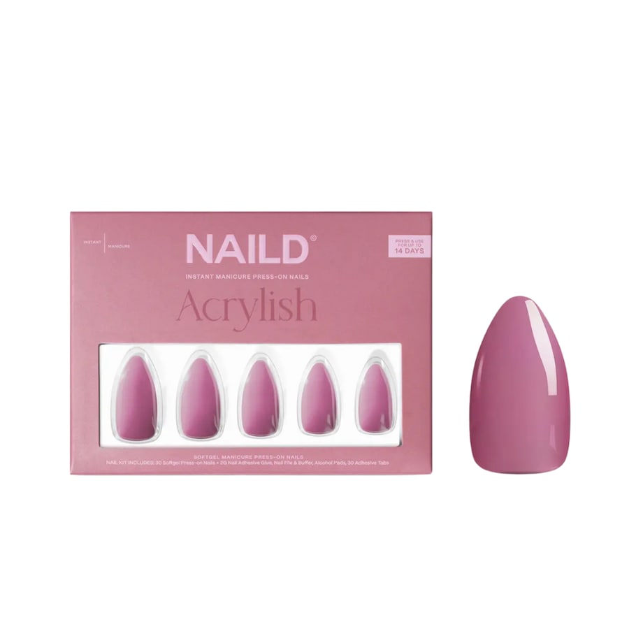 NAILD Rosewood Almond Kunstnägel Rosegold