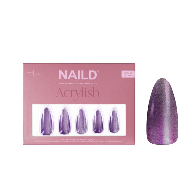 NAILD Cat Eye Acrylish Almond Extra Long