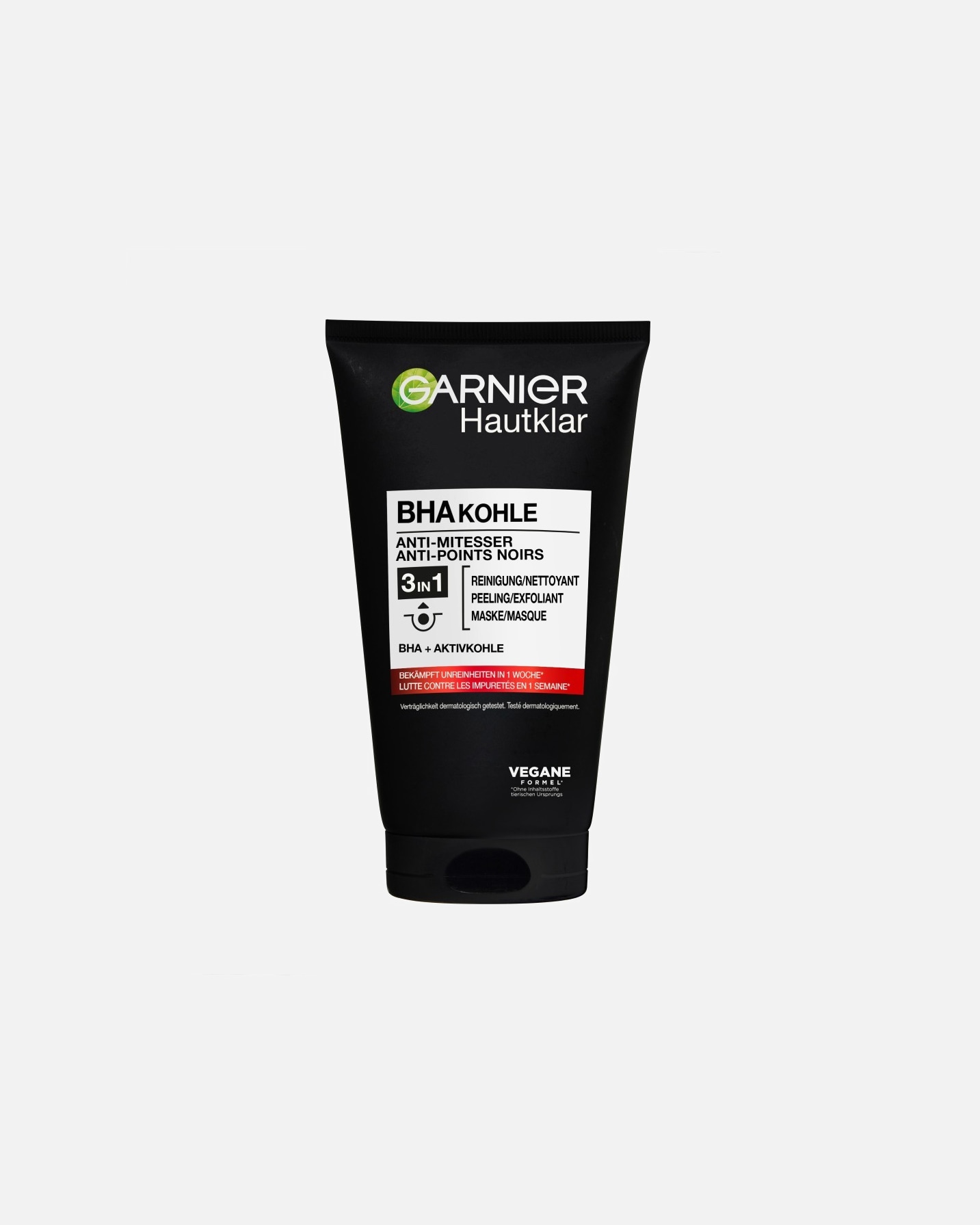 Reinigungsgel für Weiblich Garnier Skin Active Hautklar 3-in-1 Anti-Mitesser Reinigung, Peeling und Maske 150 ml