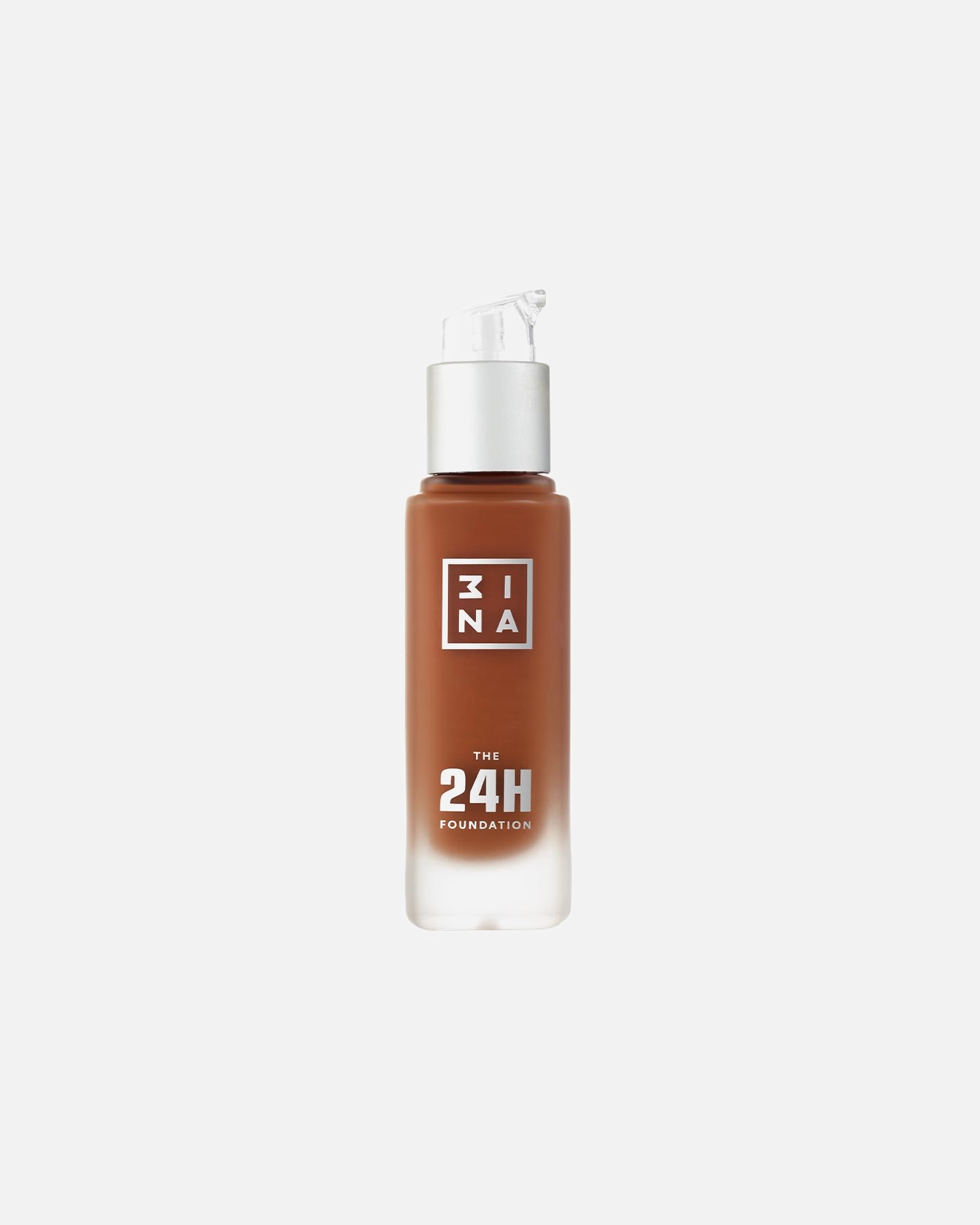 Foundation für Unisex 3INA The 24H Nr. 669 - Medium brown