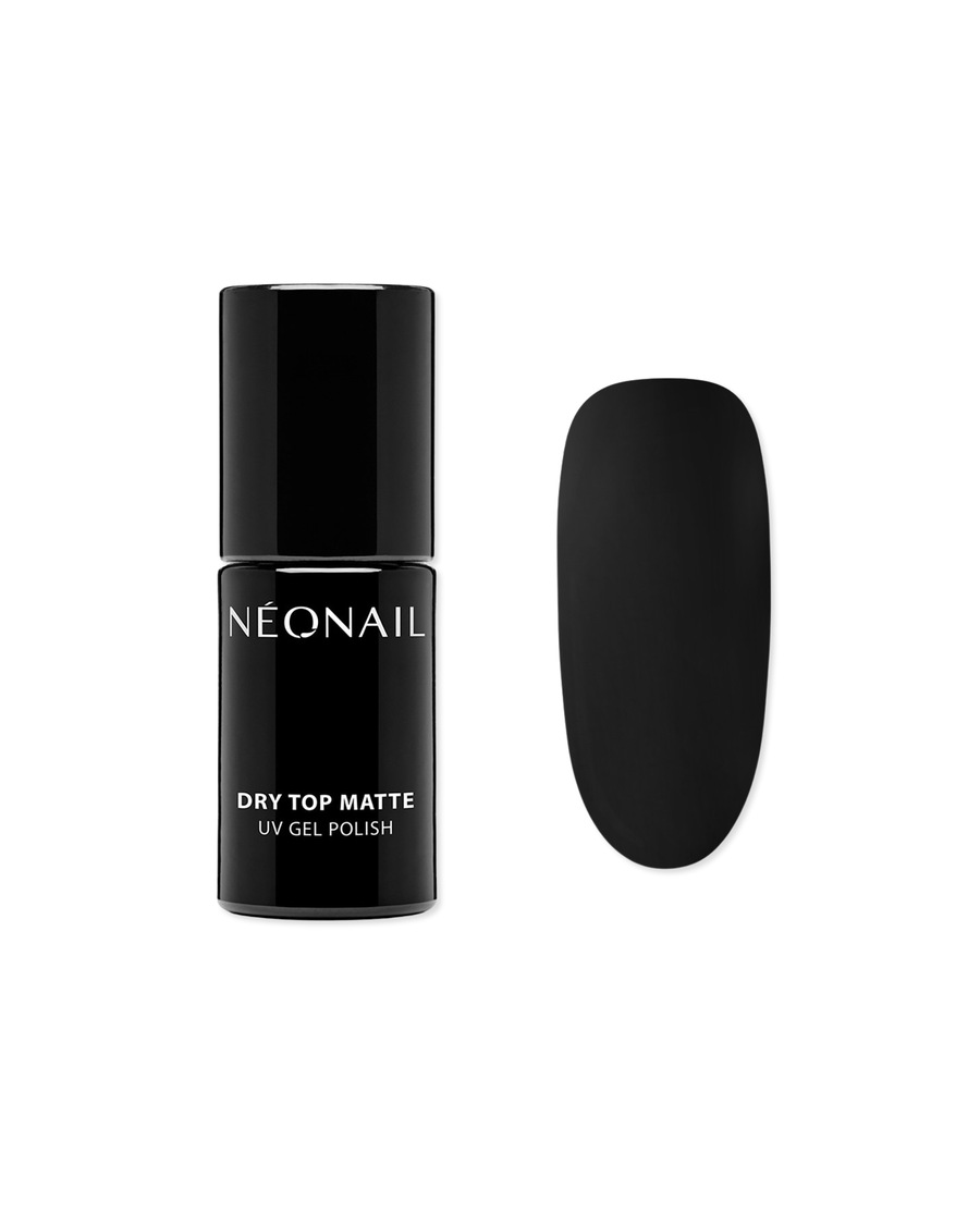 NEONAIL Dry Top Matte UV-Nagellack 7.2 ml Schwarz