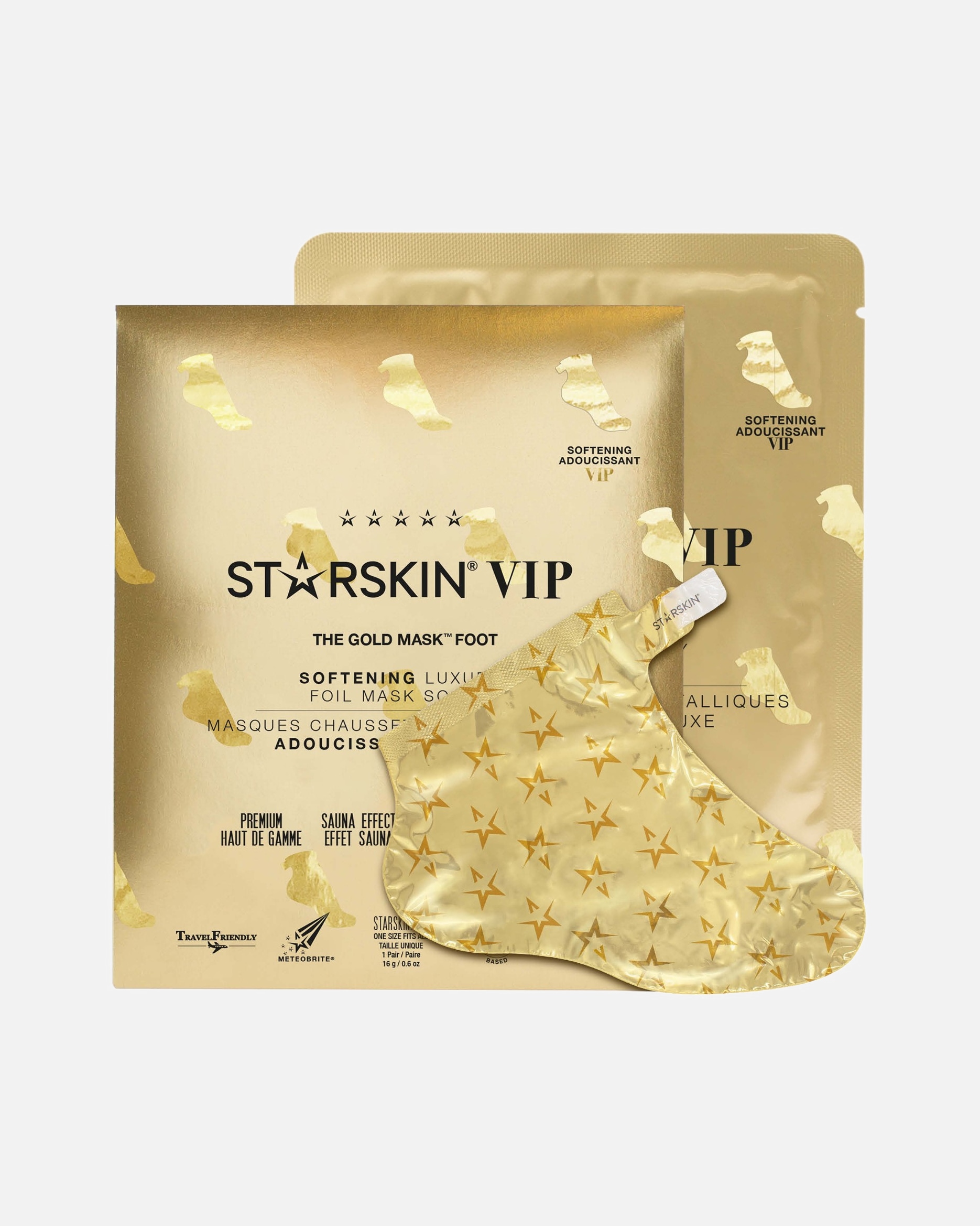 Socken für Unisex STARSKIN ® The Gold Mask™ Foot 1 Stück