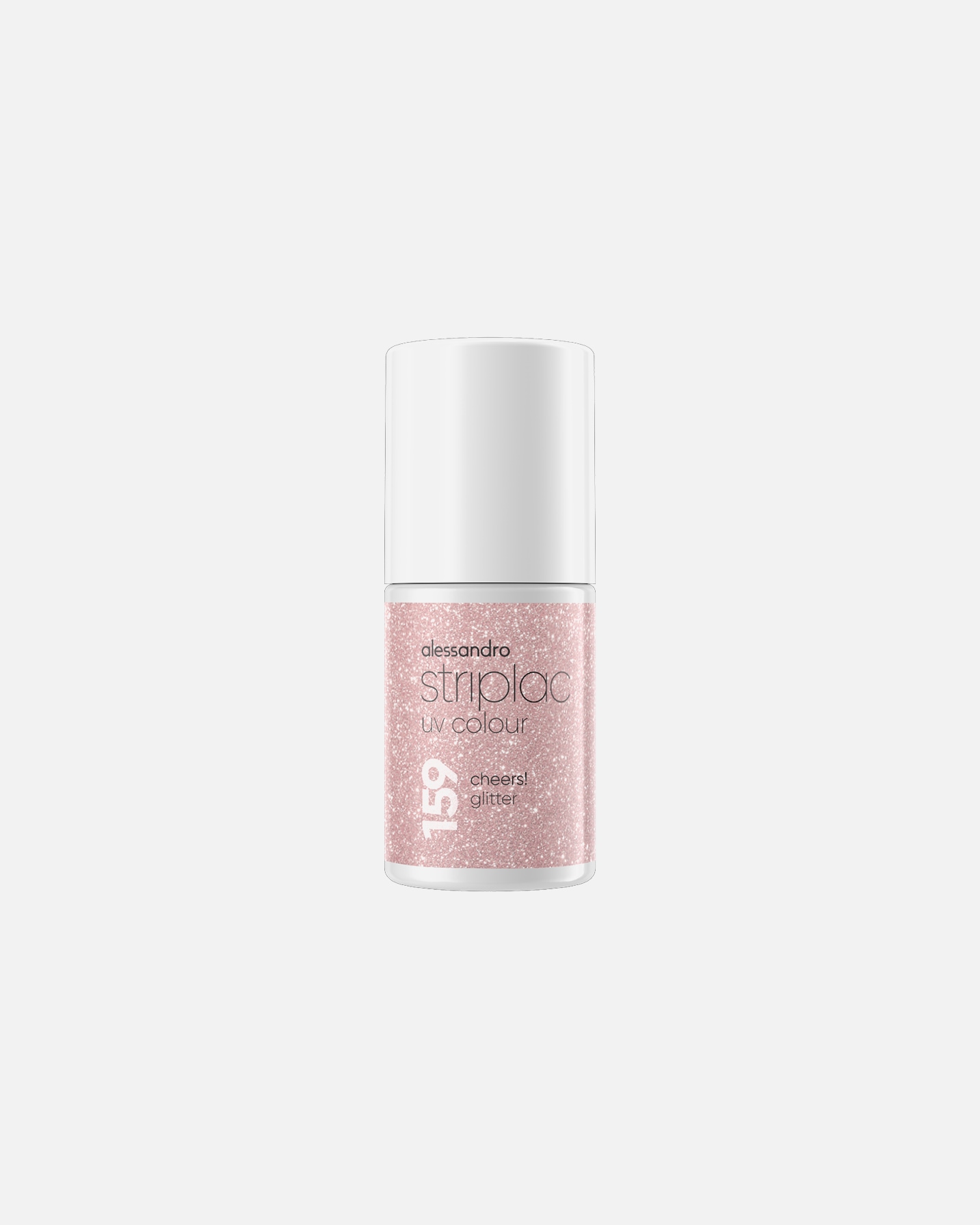 UV-Nagellack für Unisex Alessandro Striplac express Cheers! Glitter