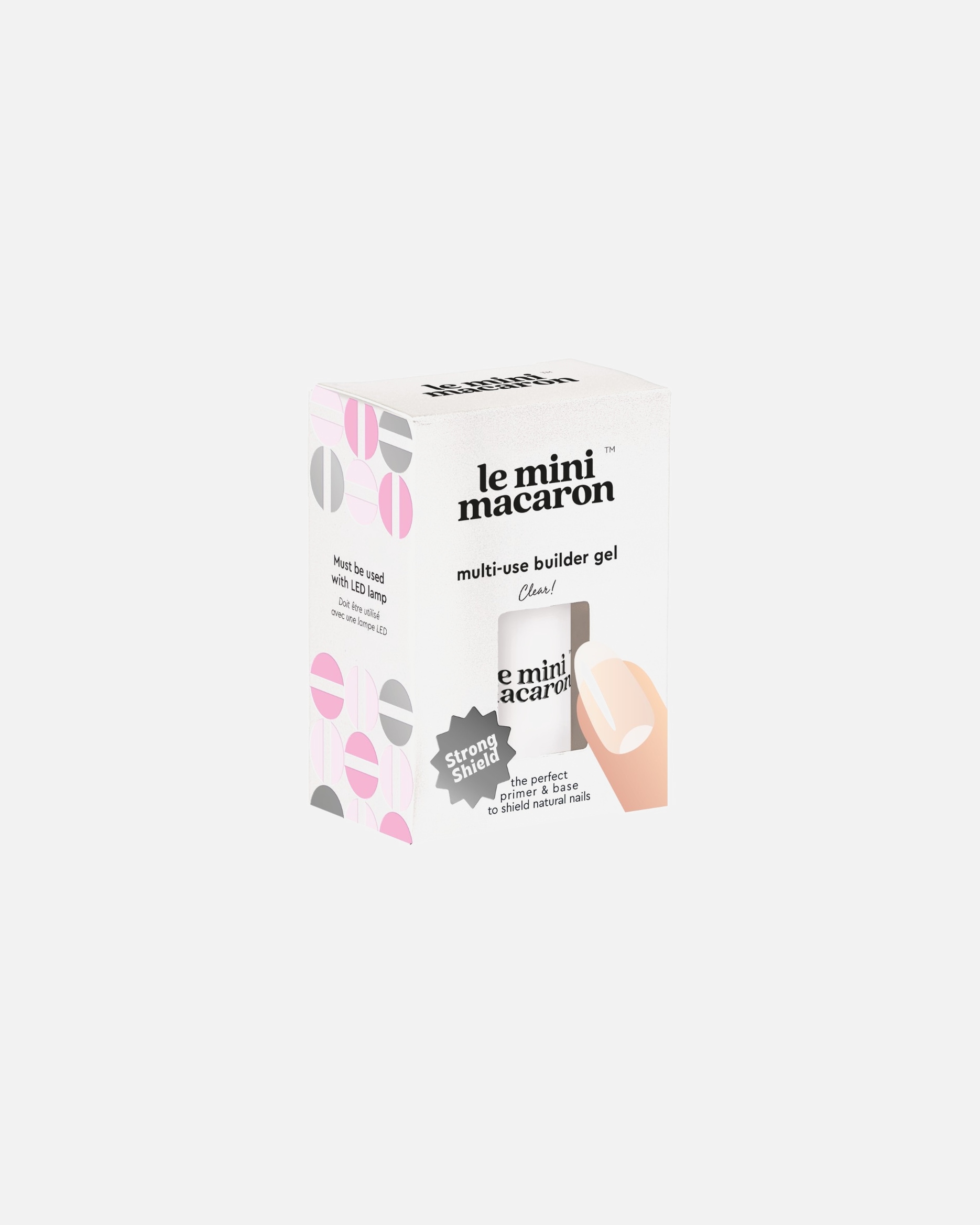 UV-Nagellack für Unisex Le Mini Macaron Builder Gel CLEAR