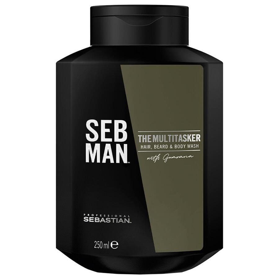 Sebastian The Multitasker 3 in 1 Hair, Beard & Body Wash Bartpflege 250 ml Herren