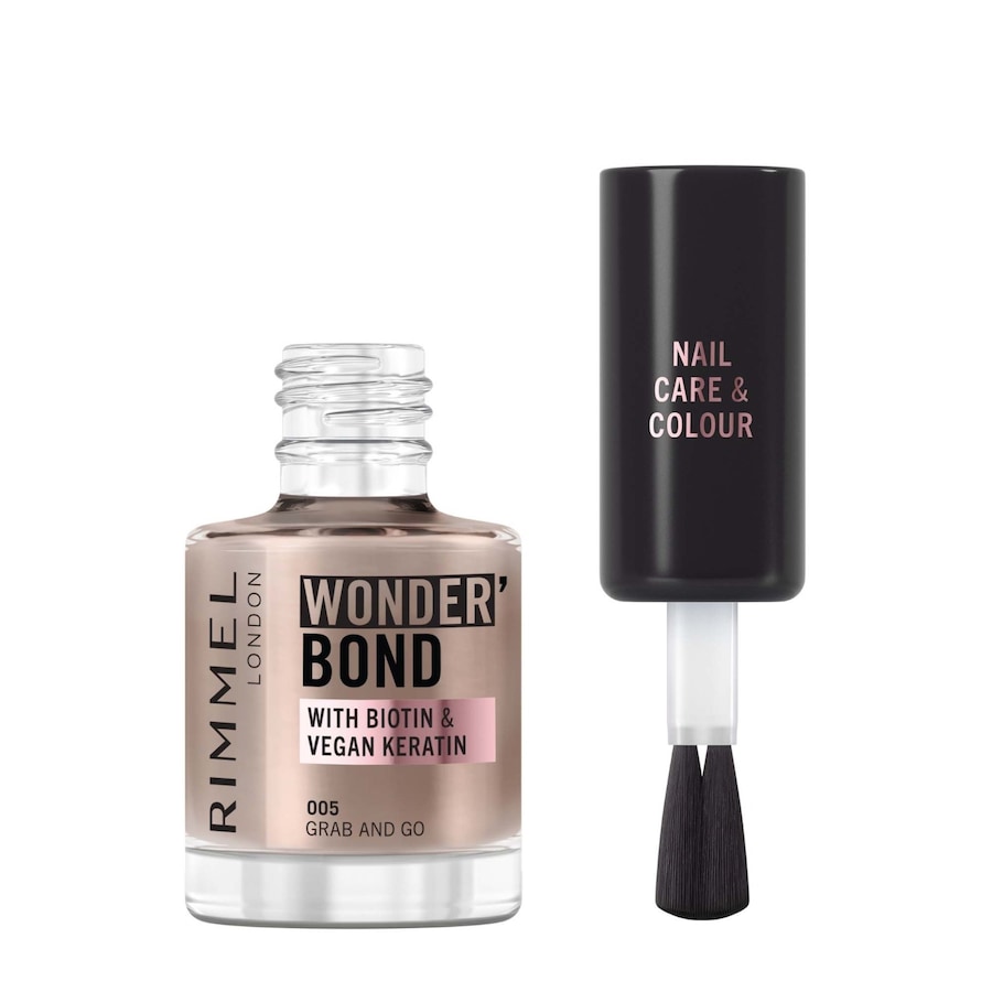 Rimmel London Wonder'bond Nagellack 12 ml Grau