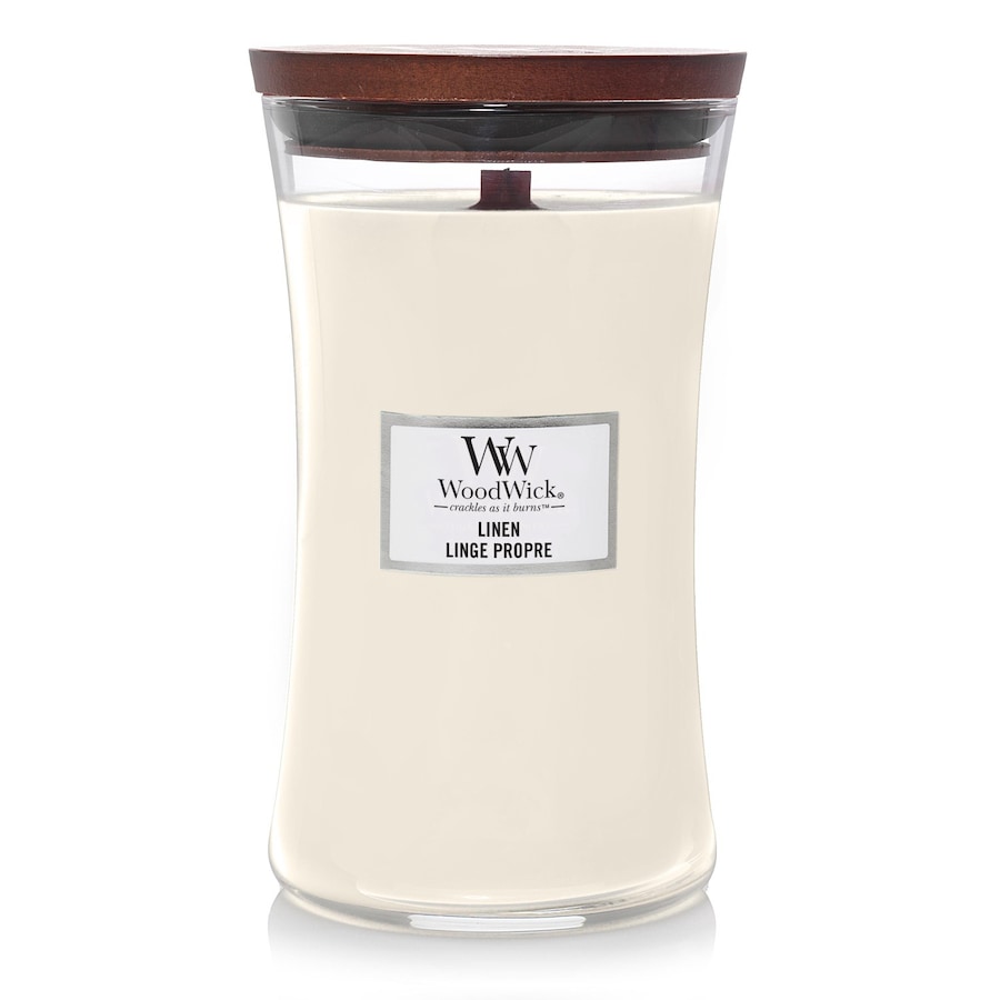 WoodWick Linen Kerze 609 g