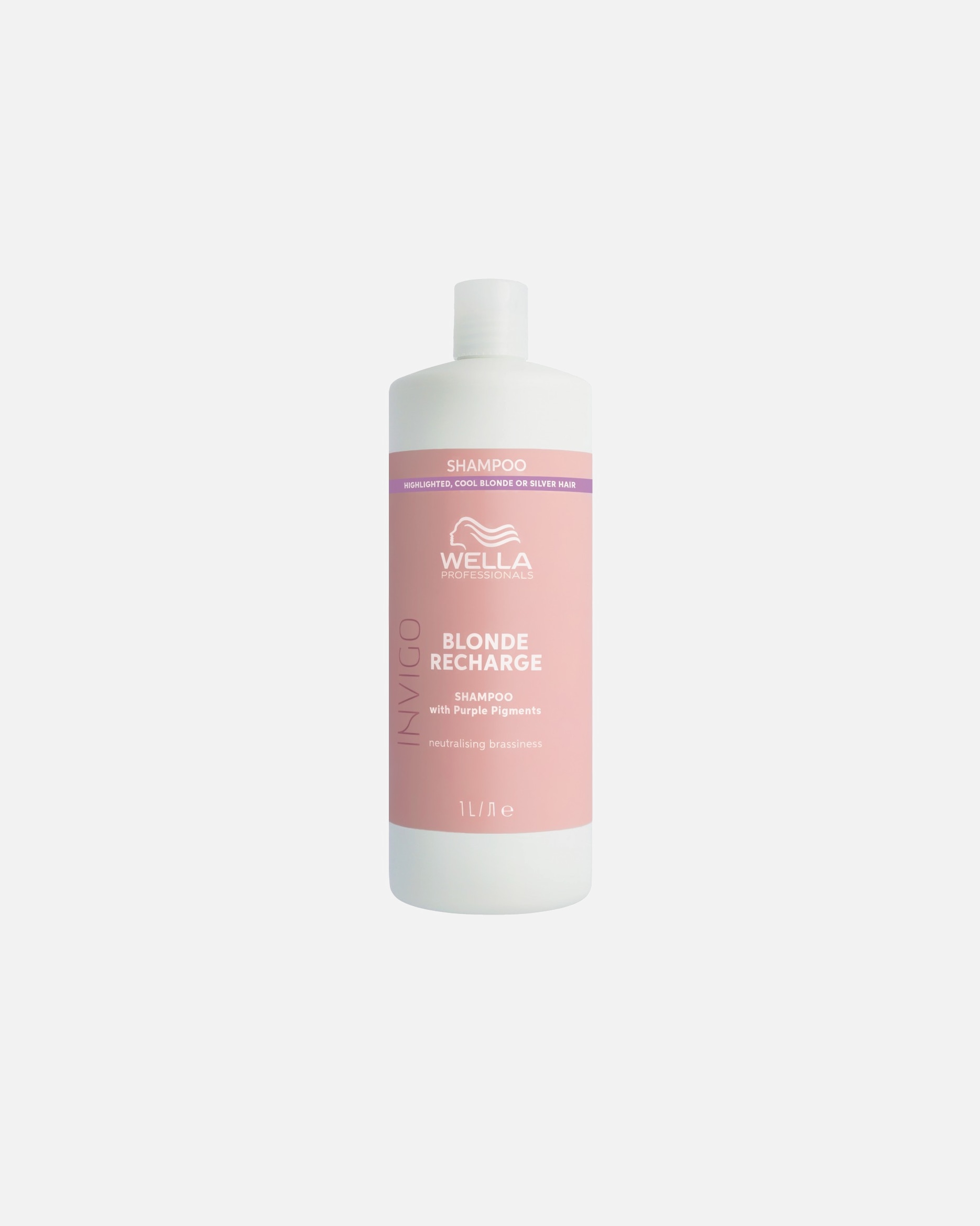 Shampoo für Unisex Wella Professionals INVIGO Blonde Recharge with Purple Pigments - Highlighted, Cool Blonde or Silver Hair 1000 ml