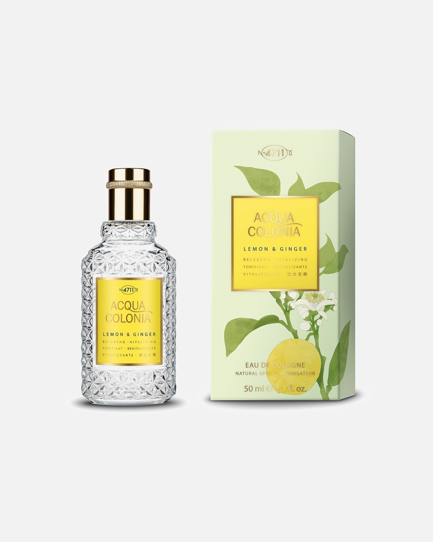 Eau de Cologne für Unisex 4711 Acqua Colonia Lemon & Ginger Aqua Colonia 50 ml