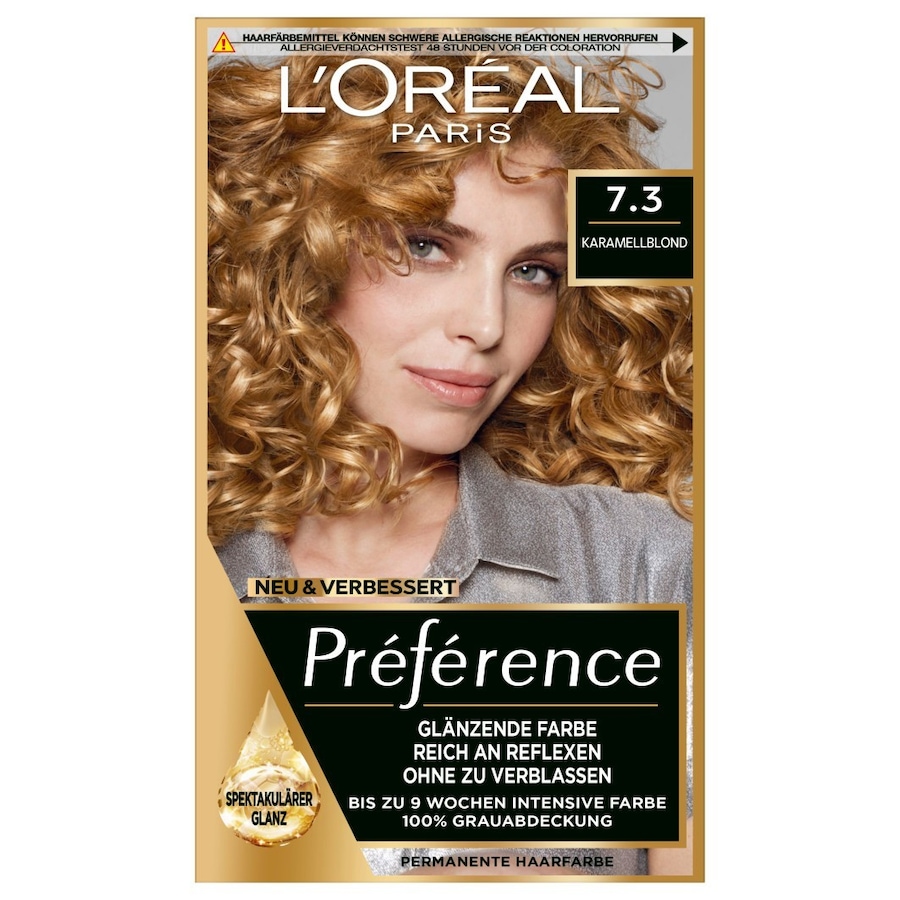 L’Oréal Paris Preference Haarfarbe Nr. 7.3 - Karamellblond Braun