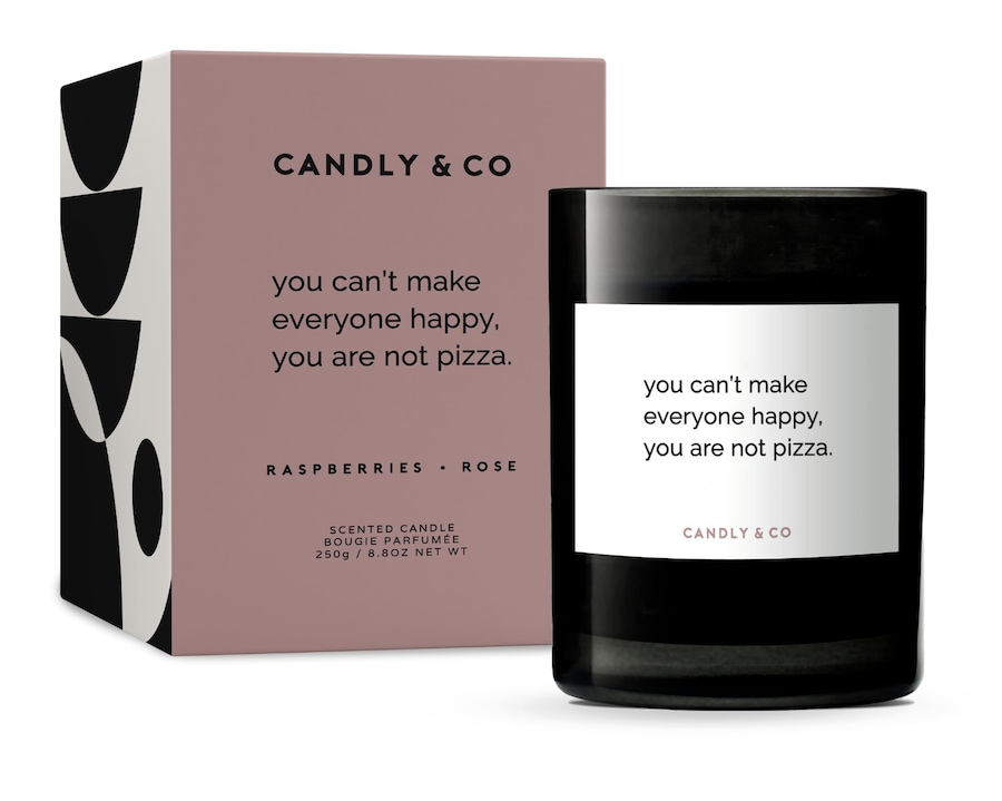 Candly&Co No. 7 You can't make everyone happy, you are not pizza. Kerze 250 g