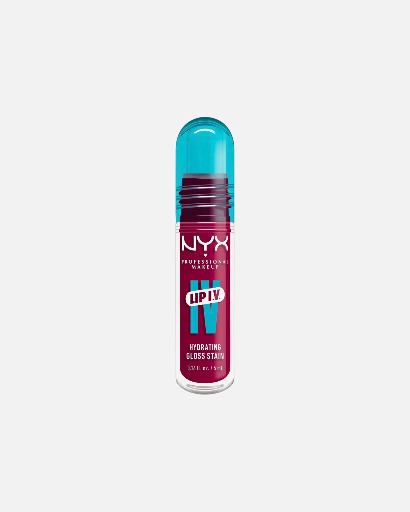 Lipgloss für Unisex NYX Professional Makeup Default Brand Line Lip IV Gloss Serum feuchtigkeitsspendend MAGENTA MIST