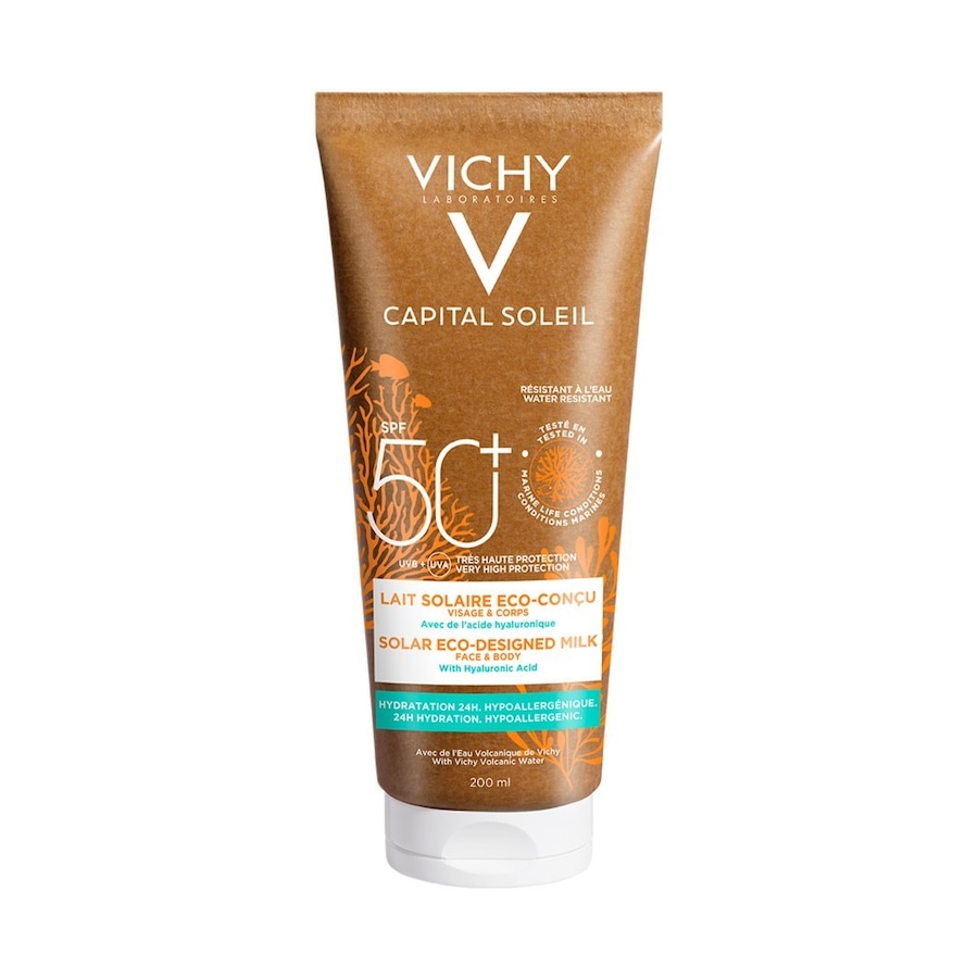 Vichy Capital Soleil Feuchtigkeitsspendende Sonnen-Milch LSF 50+ Sonnencreme 200 ml