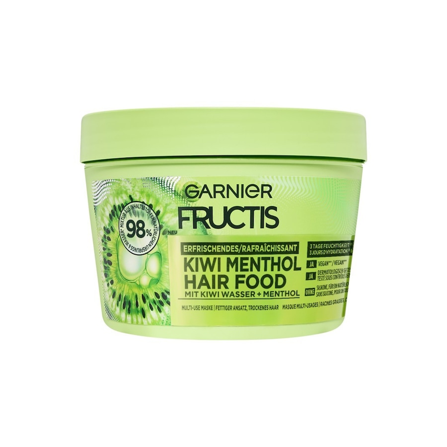 Garnier Fructis Multi-Use Kiwi Menthol Hair Food Haarmaske 400 ml