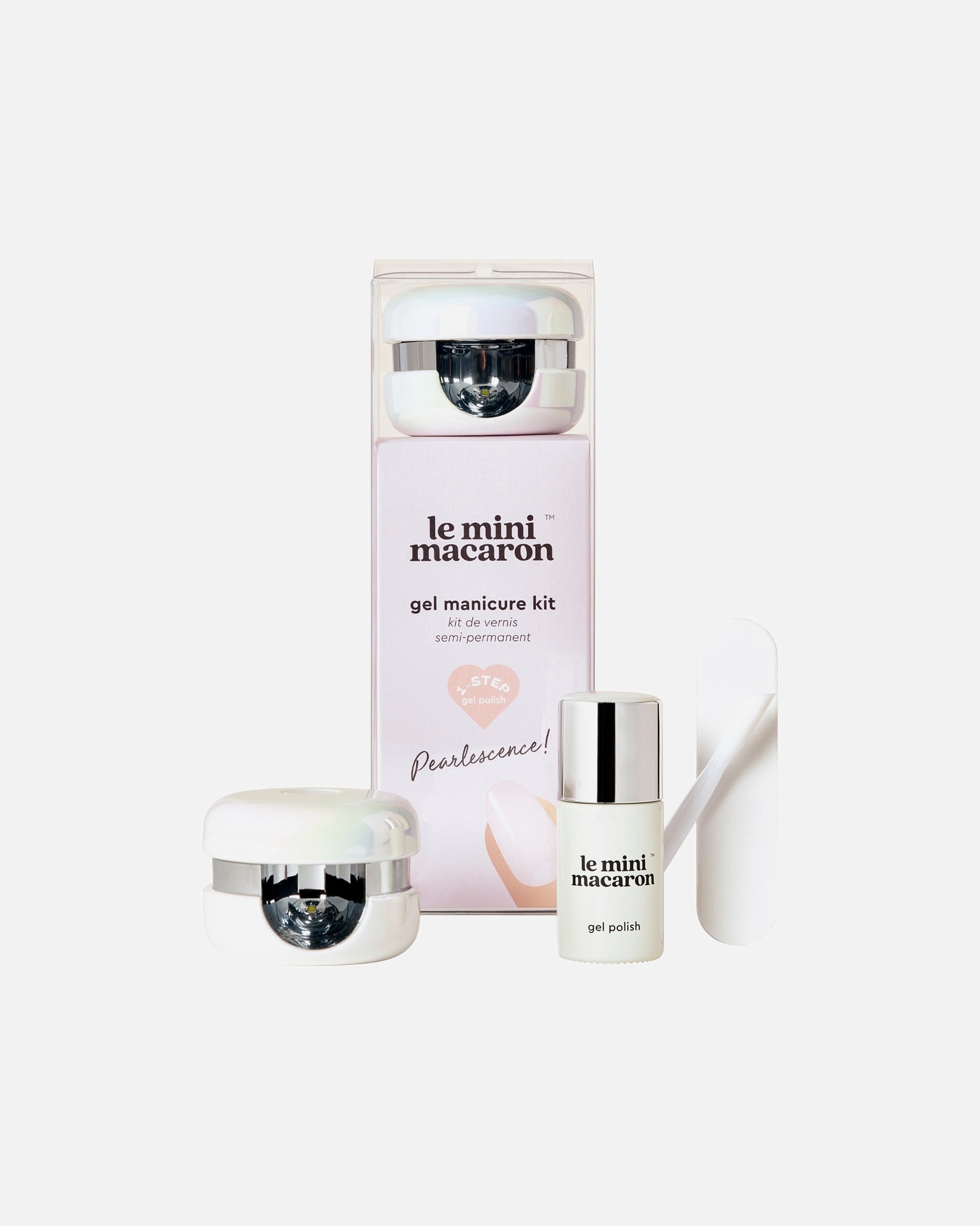 Nagellack-Set für Unisex Le Mini Macaron Gel Manicure Kit - Milkshake PEARLESCENCE