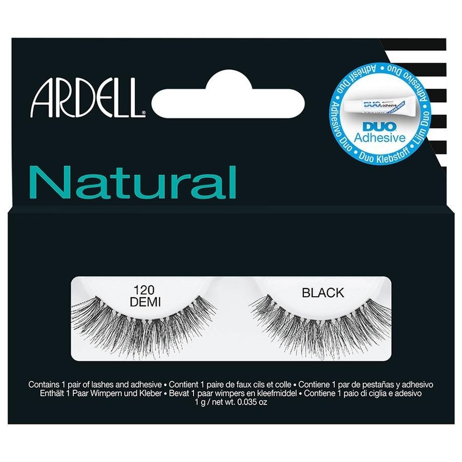 Ardell Natural Fashion Lashes 120 Künstliche Wimpern Black Schwarz