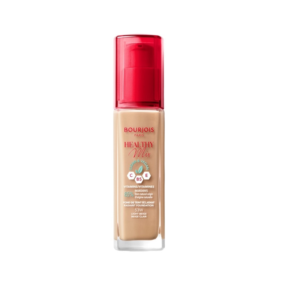Bourjois Healthy Mix Foundation 53 Hellbeige 30 ml Weiss Damen