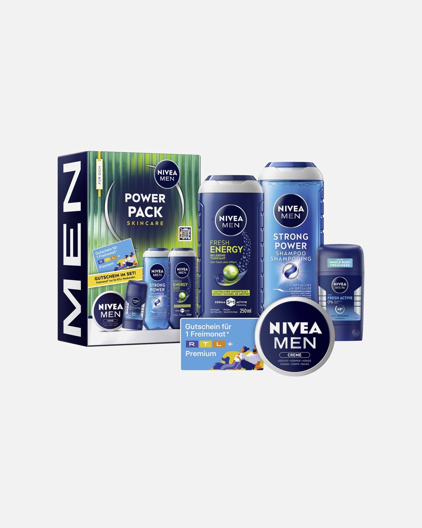 Körperpflegeset für Männlich NIVEA MEN Power Pack 1 Stück